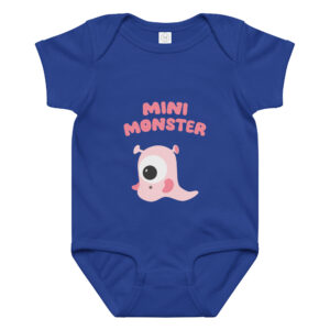 Mini Blurb blue bodysuit