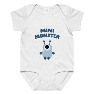 Mini Oogly grey bodysuit