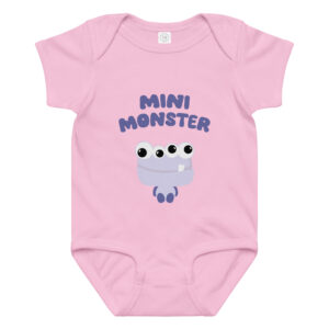Mini Munchli pink bodysuit