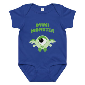 Mini Snuggle blue bodysuit