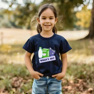 wasn’t me youth t-shirt - child mockup