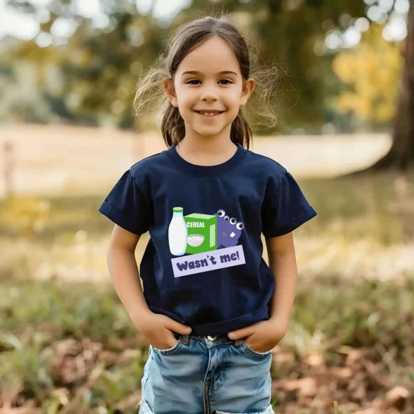wasn’t me youth t-shirt - child mockup