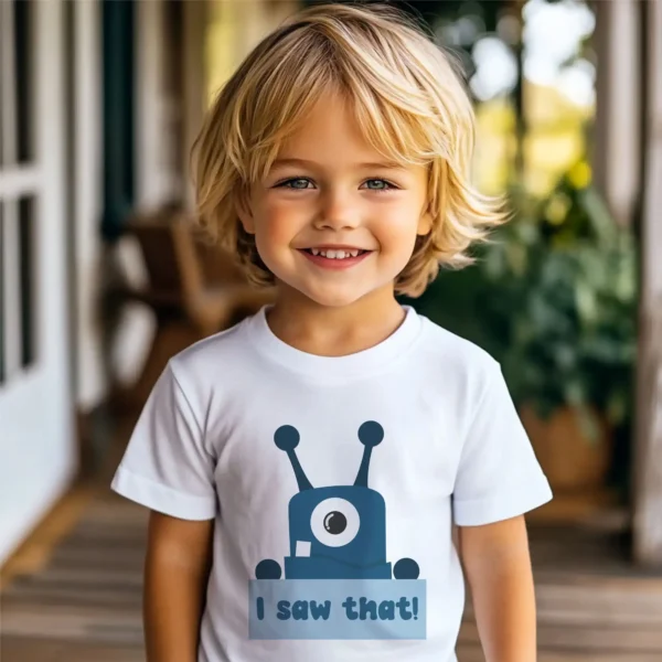 I Saw That Toddler T-Shirt mockup