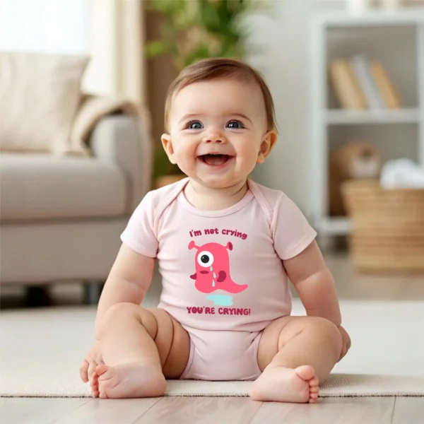 you’re crying! baby bodysuit - mockup