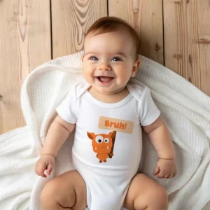 bruh baby bodysuit mockup